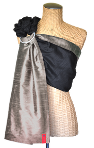 Essential Silk Baby Sling :: Midnight~Sandstone
