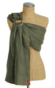 Simple Linen Baby Sling :: Driftwood