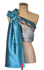 Essential Silk Baby Sling :: Sandstone~Jewel