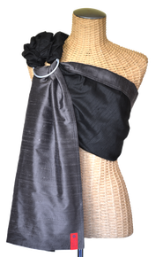 Essential Silk Baby Sling :: Midnight~Shadow